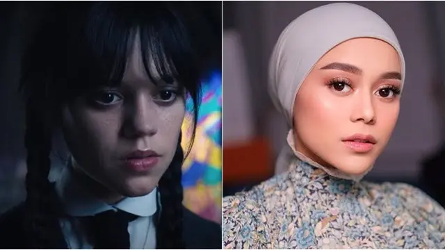 Disebut Mirip, Ini 6 Adu Gaya Lesti Kejora dan Jenna Ortega Pemain 'Wednesday'