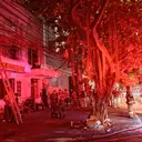 Suasana Usai Kebakaran Restoran Steak Menteng, Gelap dan Lalin Tersendat