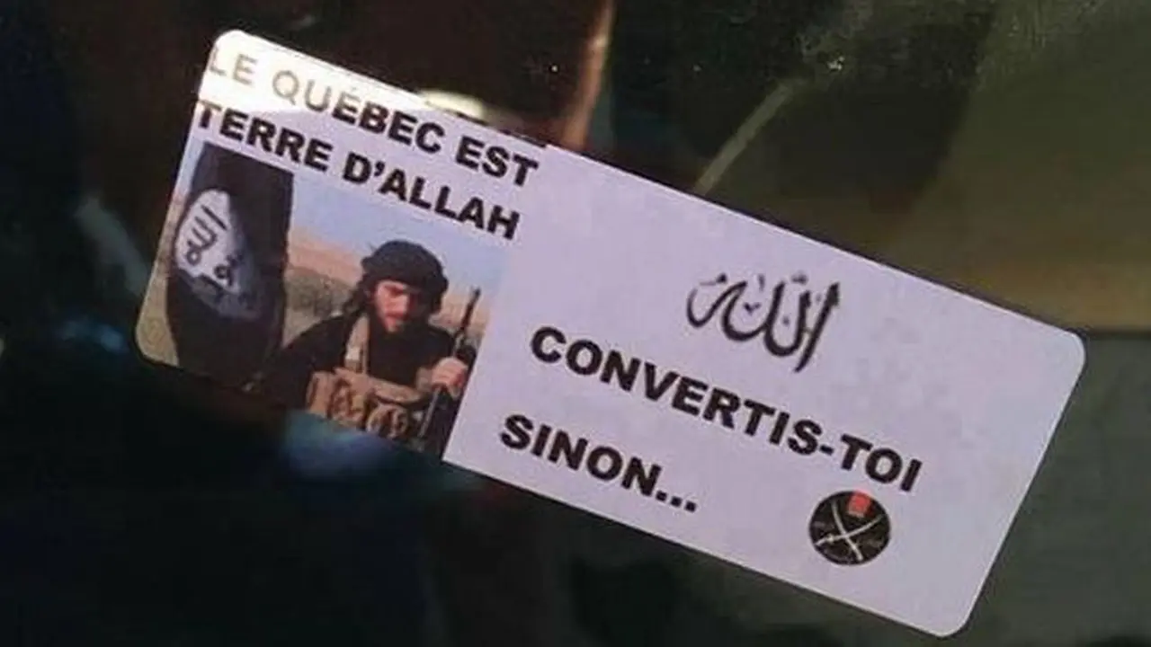 ISIS Berulah, Mobil Parkir di Toko Donat Ditempeli Stiker Ancaman