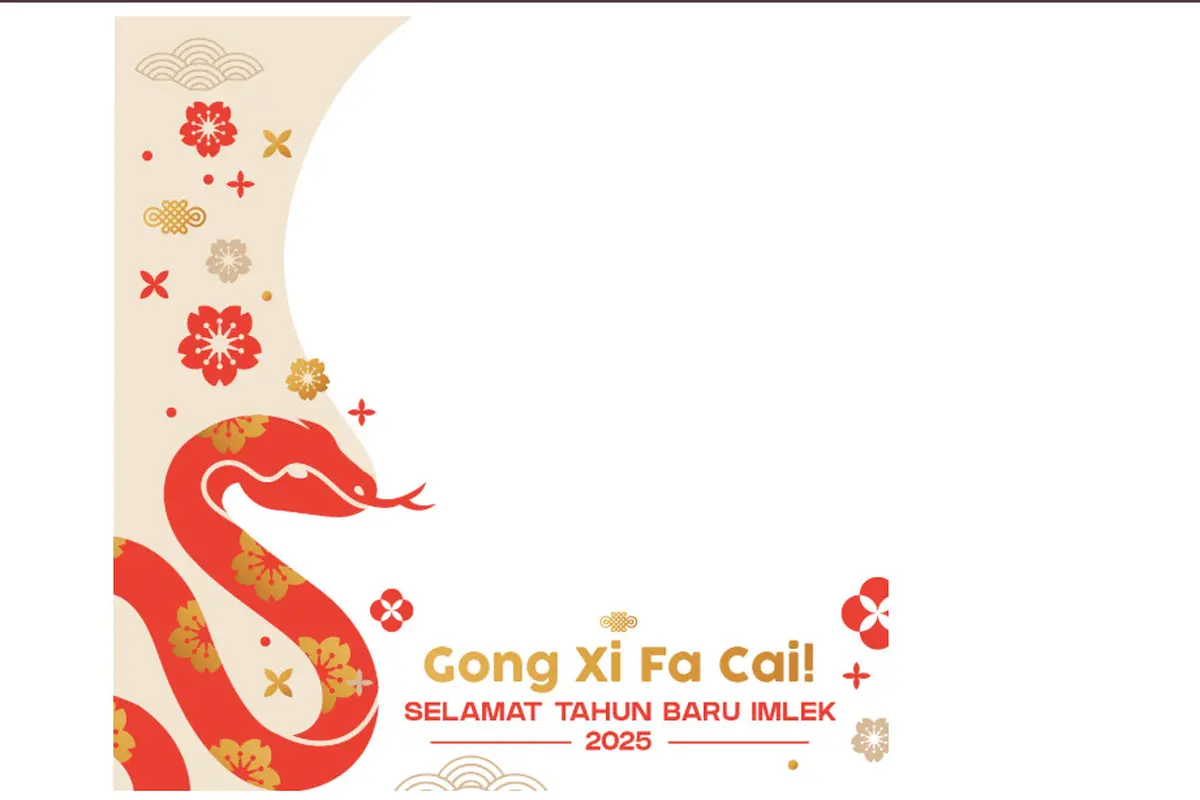 Twibbon Tahun Baru Imlek 2025/RRI