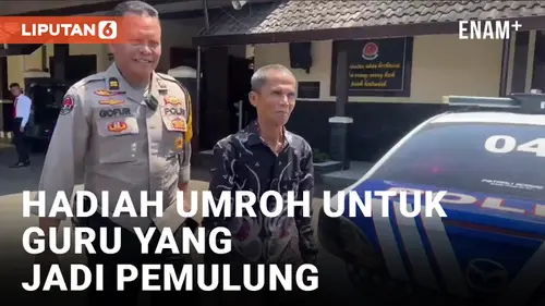 VIDEO: Guru yang Viral Nyambi Jadi Pemulung dapat Hadiah Umroh
