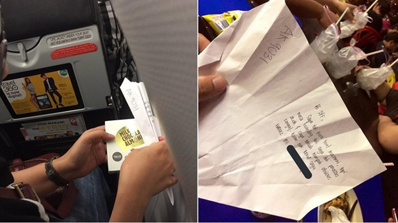 Pria Ini Kirim Surat Cinta Lewat Pramugari, Namun Ujungnya Bikin Miris