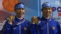 Saudara kembar Lena dan Leni menjadi ratu sepak takraw di PON Jabar 2016 