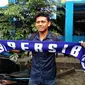 Kiper baru Persib Bandung, Muhammad Ridwan. (Okan Firdaus)