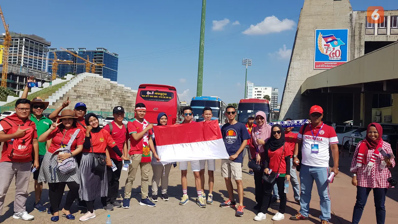 Suporter Timnas Indonesia U-22