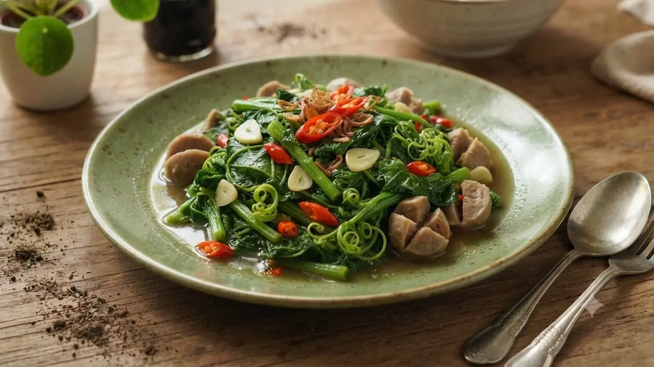 Resep Tumis Daun Labu Kuning