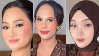 Tampilan Dua Kakak Ipar Mahalini dan Putri Delina Adik Rizky Febian saat Acara 7 Bulanan. [Instagram]