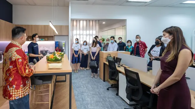 Peresmian kantor KoinWorks di Singapura