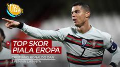 Berita video spotlight membahas tentang empat pencetak gol terbanyak sepanjang masa Piala Eropa, salah satunya ialah Cristiano Ronaldo.