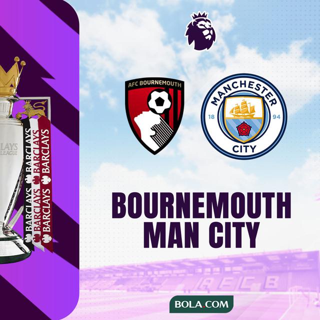 Liga Inggris - Bournemouth Vs Man City