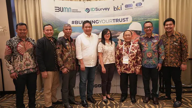 Direktur Utama PT Sucofindo Mas Wigrantoro Roes Setiyadi dalam acara Coaltrans 2022 di Nusa Dua, Bali.