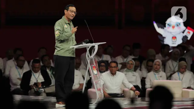 Momen Ketiga Cawapres pada Pemilu 2024 Saling Beradu Argumen