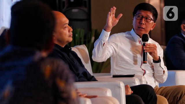 Managing Director PT Elang Mahkota Teknologi Tbk atau Emtek Sutanto Hartono