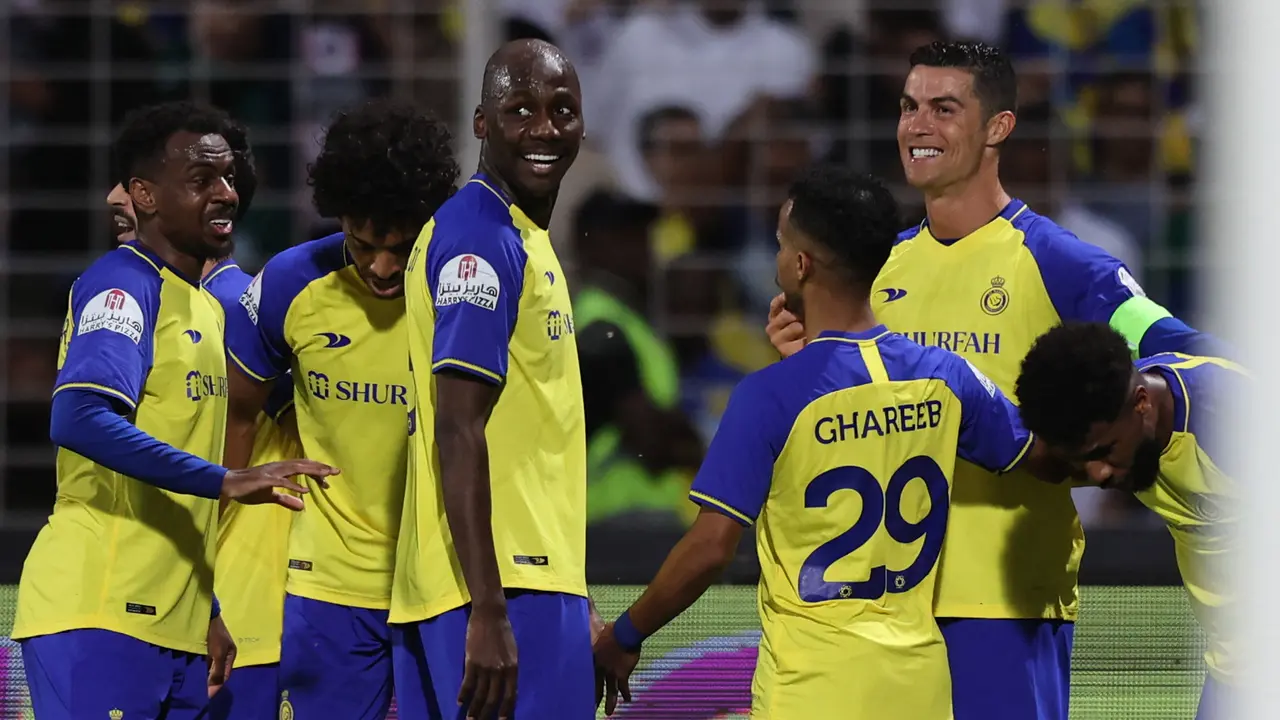 Foto: Pimpin Pasukan Najd, Cristiano Ronaldo Begitu Perkasa saat Kalahkan Al Wehda