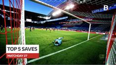 Berita video daftar 5 saves terbaik yang terjadi pada pekan ke-27 Bundesliga 2020/2021, di mana termasuk penyelamatan krusial dari Manuel Neuer dan Yann Sommer.