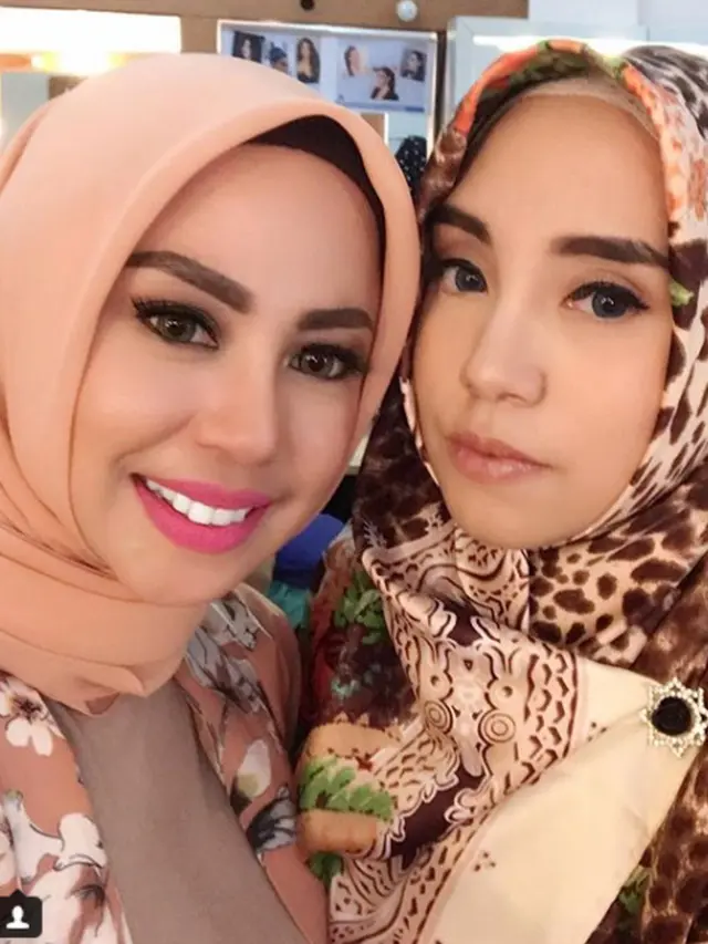 Istri Sunan Kalijaga, Heidy bersama putrinya, Salmafina Khairunnisa