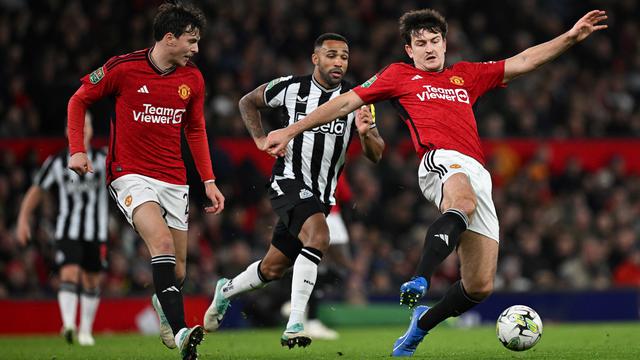 Man United vs Newcastle di Carabao Cup