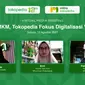 Tokopedia mengadakan Virtual Media Briefing dengan topik Hari UMKM, Tokopedia Fokus Digitalisasi Warung, pada Kamis (12/8/2021) (Foto: Tokopedia).