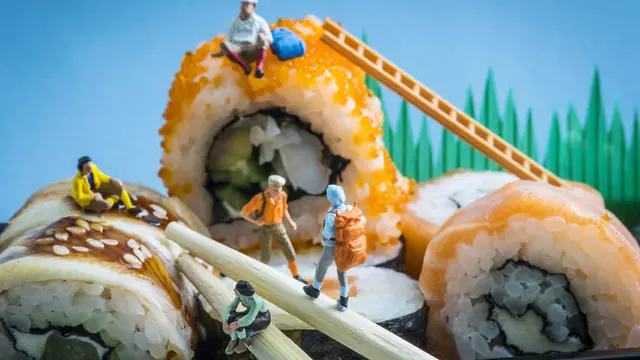 Diorama Berbahan Makanan