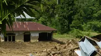 Kondisi rumah korban banjir bandang Solok Selatan, Sumatera Barat. (Liputan6.com/Novia Harlina)