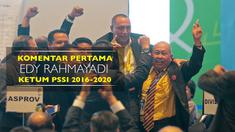 Video komentar pertama Ketua Umum PSSI periode 2016-2020, Edy Rahmayadi.