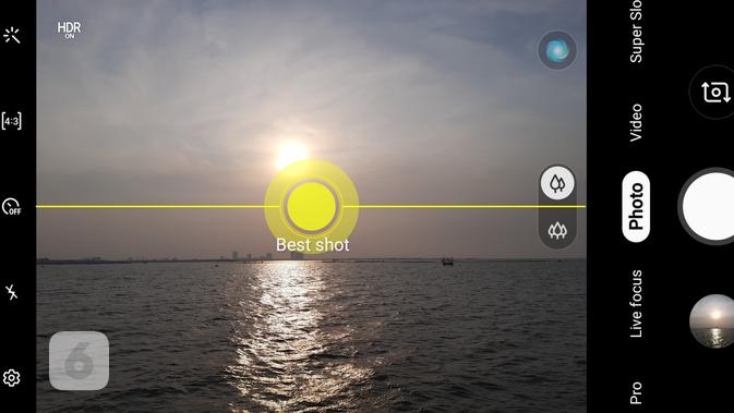 Fitur Shot Suggestion pada kamera Samsung Galaxy M30s. Liputan6.com/Keenan Pasha
