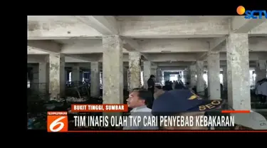 Dari hasil olah TKP hanya sekitar 136 petak kios yang menjadi korban amuk api dari jumlah keseluruhan, yaitu 5.000 petak.