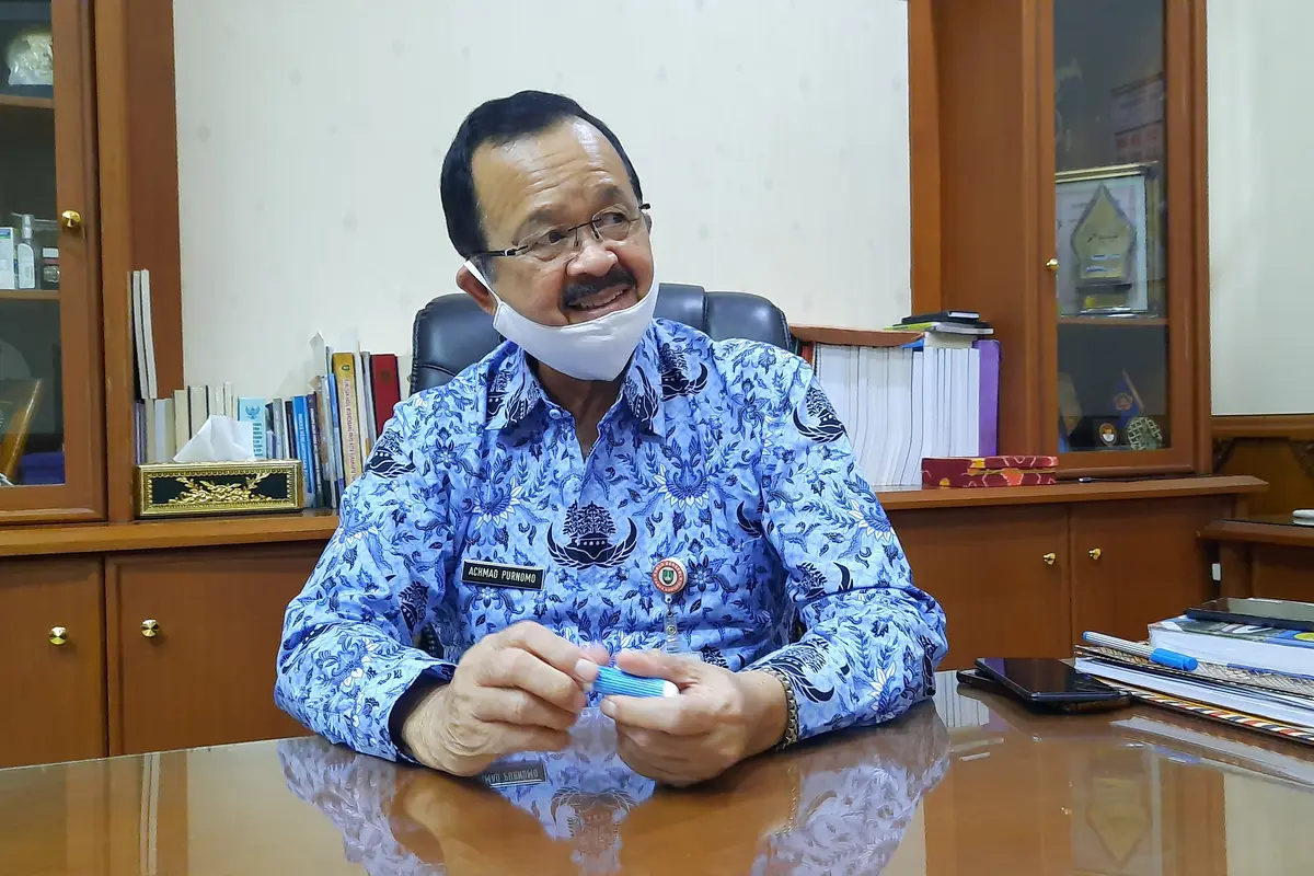 Wakil Wali Kota Solo Achmad Purnomo. (Liputan6.com/Fajar Abrori)