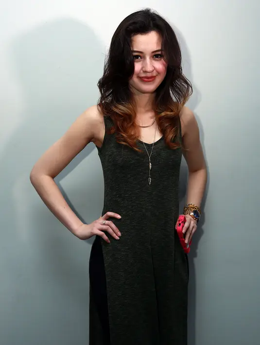 Ditemui di kawasan Kebon Jeruk, Jakarta Barat, Senin (9/5), Kimberly Ryder mengaku ingin terus memperdalam ilmu dibidang seninya. (Deki Prayoga/Bintang.com)