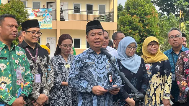Pj Gubernur Jakarta Teguh Setyabudi mengatakan Pempov DKI telah mengucurkan dana Rp 400 juta untuk makan bergizi gratis. (Winda Nelfira).