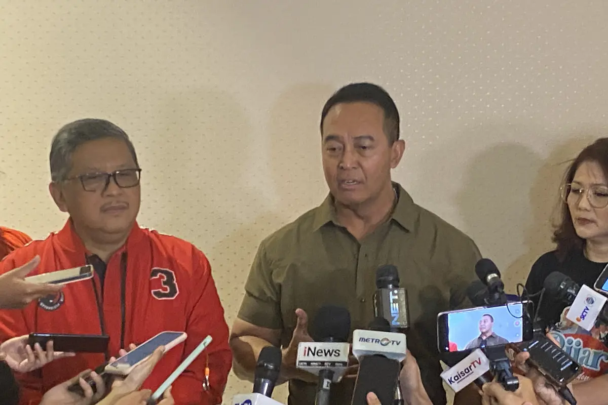 pelatihan kepada juru kampanye (jurkam) pemenangan Bacapres Ganjar Pranowo di I News Tower, Jakarta, Selasa (18/7/2023).