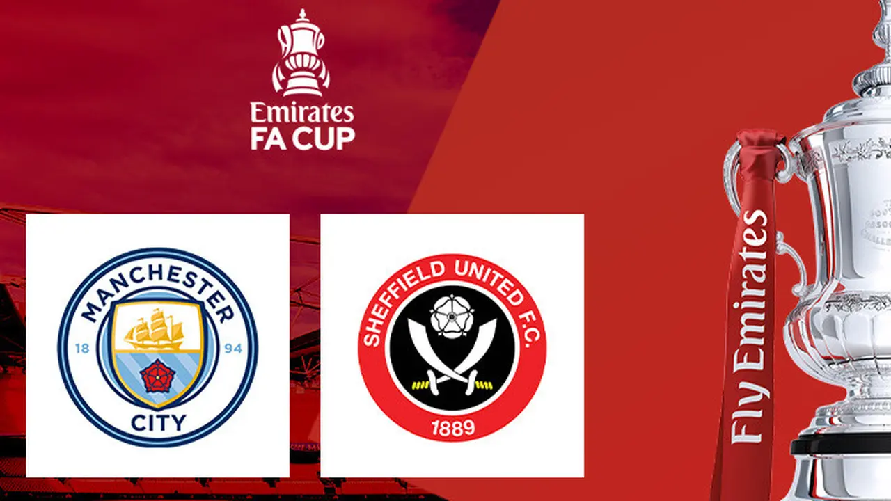 Piala FA - Manchester City Vs Sheffield United