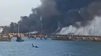 Kapal di Pelabuhan Benteng Selayar Meledak dan Terbakar, Tabung LPG Terbelah dan Dua ABK Tewas