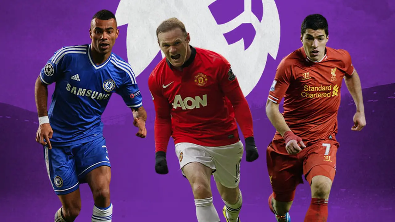 Premier League - Ashley Cole, Wayne Rooney, Luis Suarez