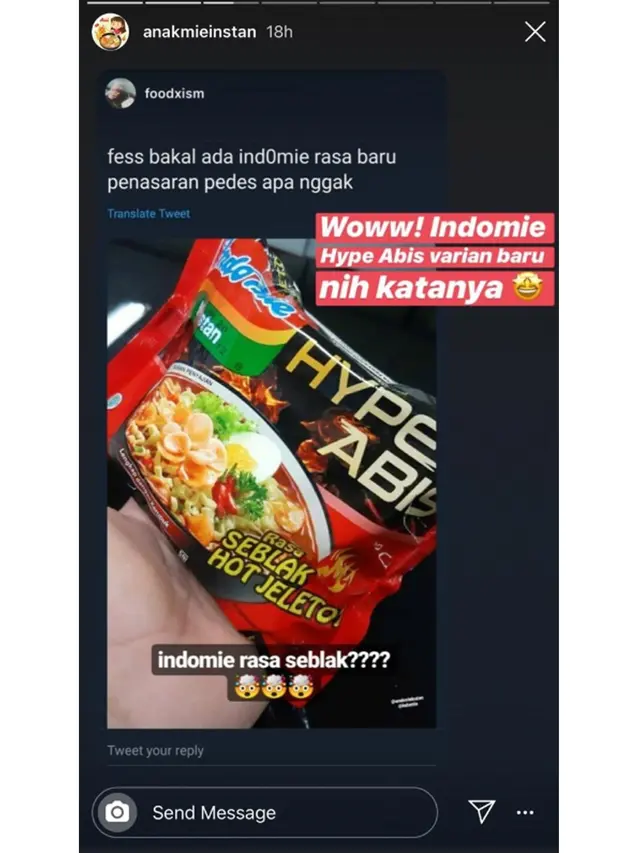 Hoax atau Fakta, Beredar Foto Bungkus Indomie HypeAbis Rasa Seblak Hot Jeletot