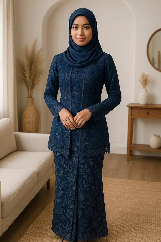 6. Navy Blue untuk Elegansi Malam Hari