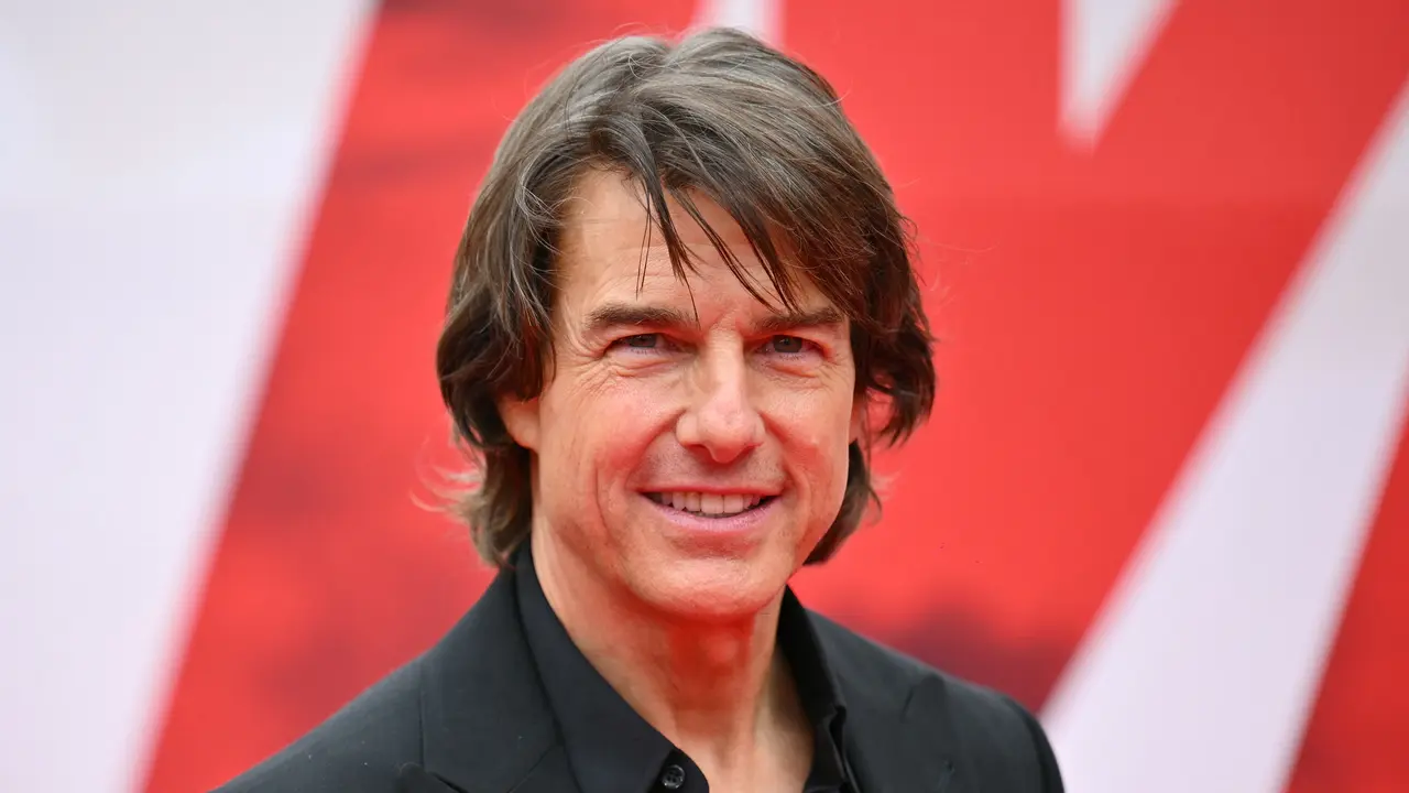 Tom Cruise dalam premiere Mission: Impossible - The Final Reckoning 18 Mei 2025. (ANGELA WEISS / AFP)