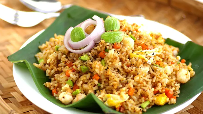 Resep Nasi Goreng Warna-Warni Favorit Bekal Si Kecil