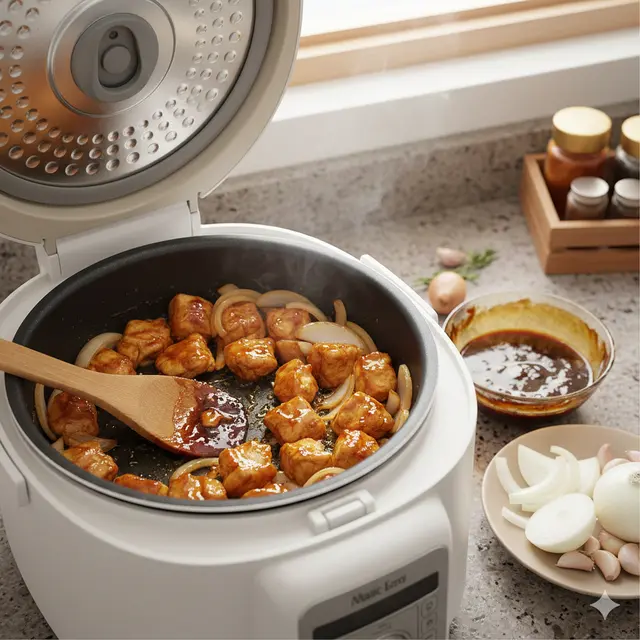 Resep makanan yang bisa dimasak di magic com (Foto: Gemini AI)