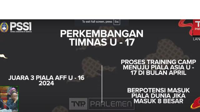 Perkembangan Timnas Indonesia U-17.