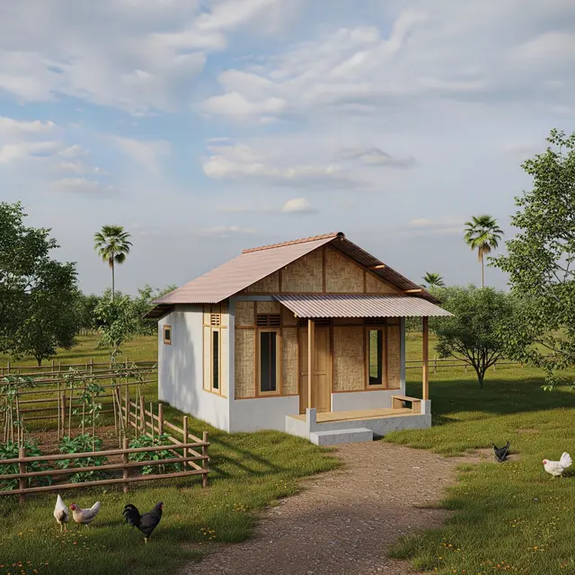 9 Model Rumah 1 Lantai Biaya Rp30 Juta di Desa, Strategi Hemat dan Desain Simple