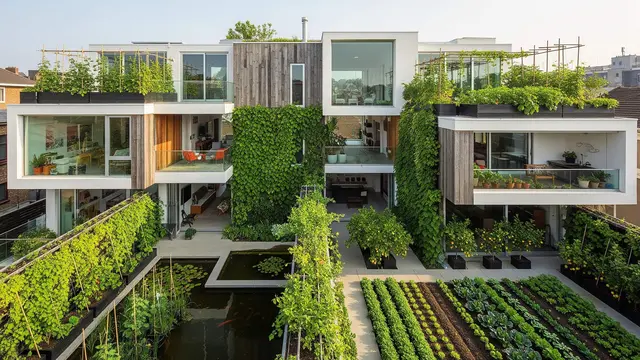 Desain Rumah Ramah Lingkungan dengan Kebun Sayur
