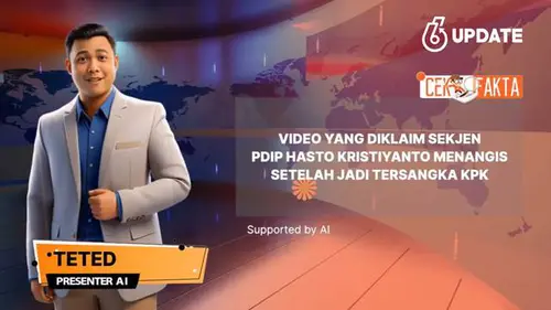 Hoaks Video Hasto Kristiyanto Menangis Setelah Jadi Tersangka KPK