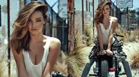 Mengintip Miranda Kerr Adu Minum dengan Pria Ini