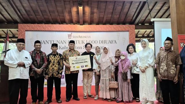 Lanjutkan Tradisi Berbagi, Sido Muncul Santuni 1.000 Duafa di Semarang Saat Ramadan