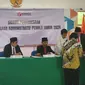 Bawaslu Kota Depok melakukan sidang administrasi atas dugaan pelanggaran administrasi pada Pemilu 2024. (Liputan6.com/Dicky Agung Prihanto)
&nbsp;