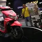 Yamaha FreeGo motor terbaru yang meluncur di ajang Indonesia Motorcycle Show 2018, JCC, Senayan, Jakarta, Rabu (31/10/2018)