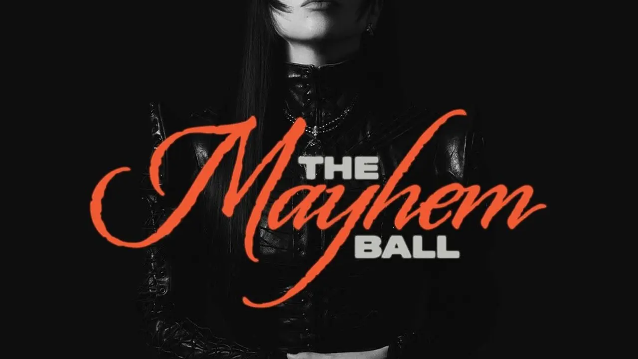 Tangkapan layar Instagram Lady Gaga yang mengumumkan turnya dalam sebuah poster yang bertajuk The Mayhem Ball Tour 2025. (Sumber: Instagram/ladygaga)