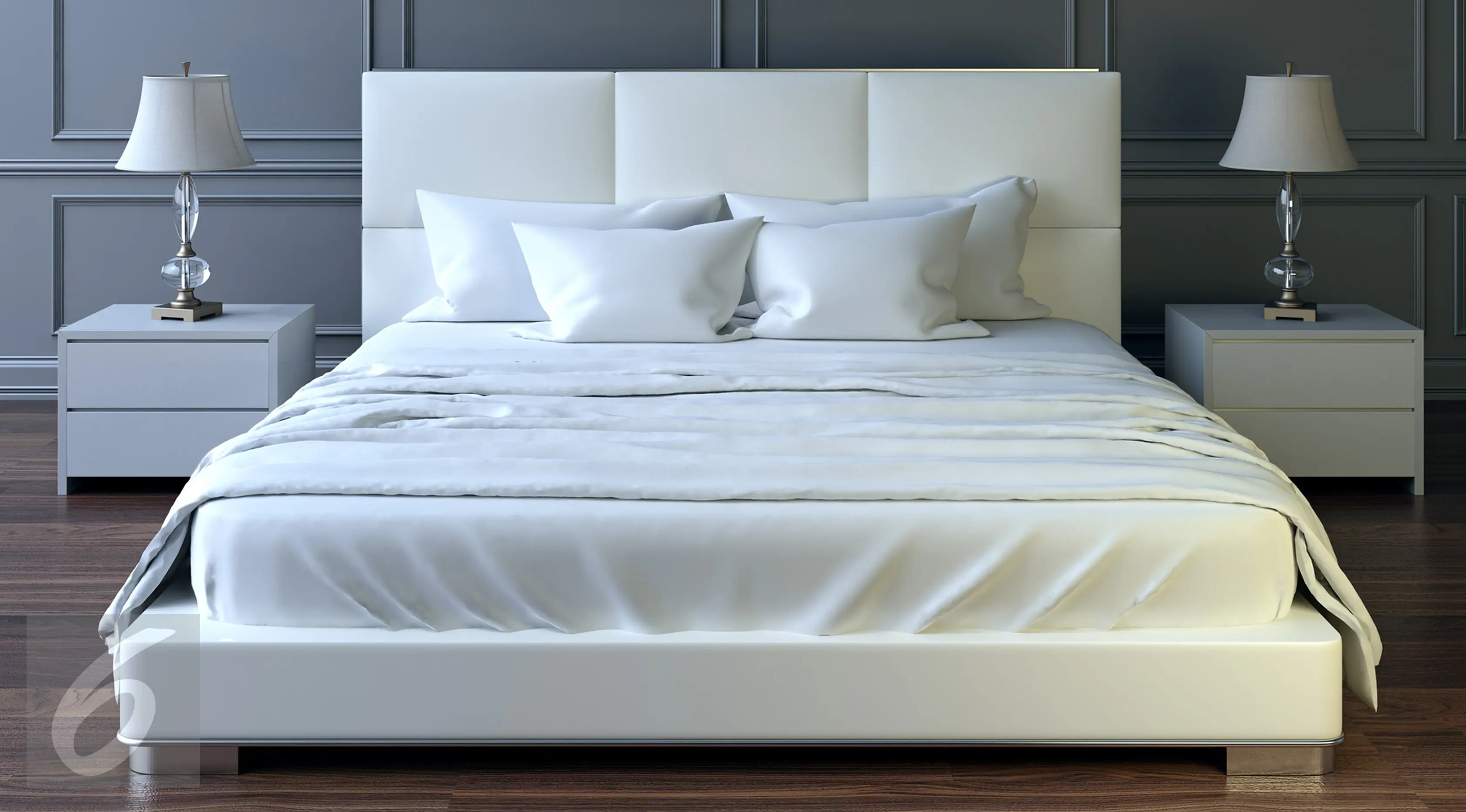 ilustrasi foto stylish bed room/ kamar tidur (iStockphoto)
