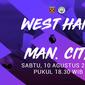 Premier League - West Ham United Vs Manchester City (Bola.com/Adreanus Titus)